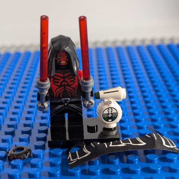 Star Wars Darth Maul with D-0 Droid Building Block Action Figure Clone Wars Sith - Picture 5 of 7